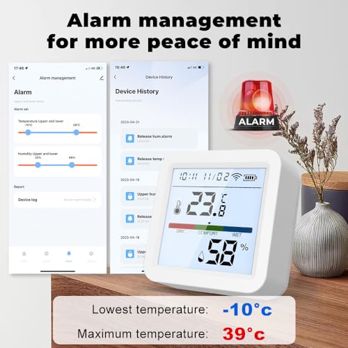 Testeur de Température et d'Humidité ZigBee à commande vocale et écran LCD - 3