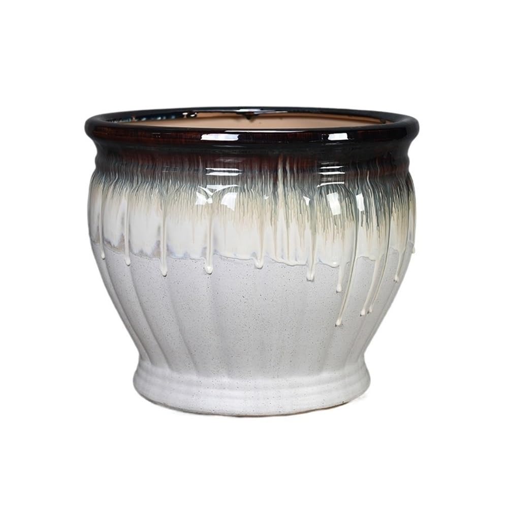 Pots de jardin en céramique pour la décoration de la cour et terrasse