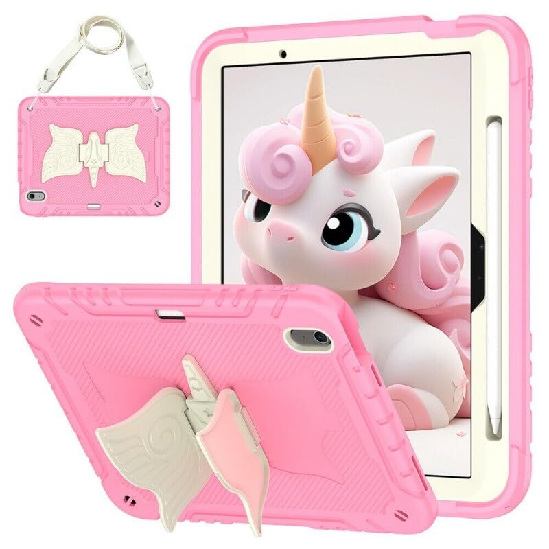 Coque iPad Air 11 2025 M3 rigide beige rose antichoc haute finition