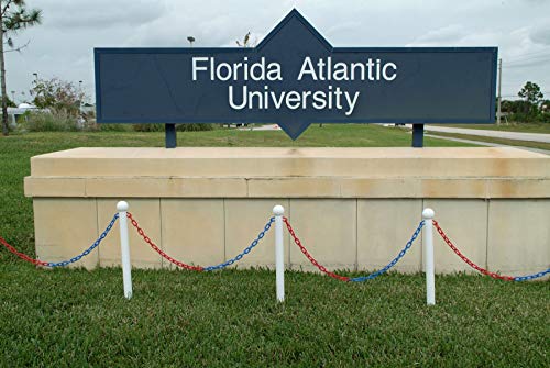 Image of Mr. Chain Plastic Barrier Chain, Red /White, 100 ft Length (50035-100)