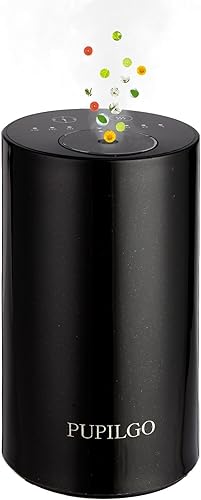 Difusor de aceite esencial sin agua negro portátil para aromaterapia, nebulizador inalámbrico, mini máquina de aroma, capacidad de 0.7 fl oz,