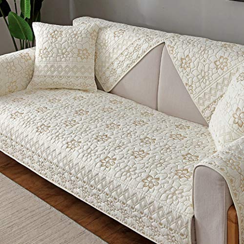 キルティング ソファカバー 無地 3 綿 オールシーズン 洗える 70*70 ソファーカバー コットン 四季通用 上品 シンプル 室内マット マルチカバー 無地 ソファーシーツ 超便利 四季適用 子供も安心 出窓マット フリーサイズ