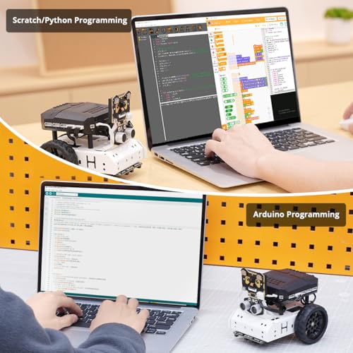 Image of LewanSoul AiNova AI Vision Robot Car for Scratch & Python Programming, Coding Robot Kit STEM Projects Educational Building Robot Open Source Smart Robotic, Standard Kit