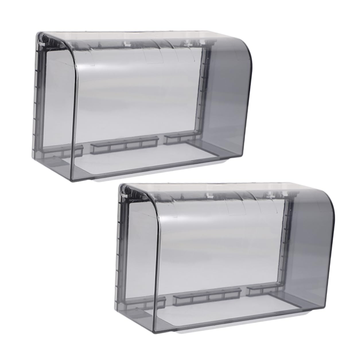 MUCKLILY 2pcs Outlet Double Socket Waterproof Cover Baby Safety Outlet Cover Child Proof Electrical Outlet Socket Protector