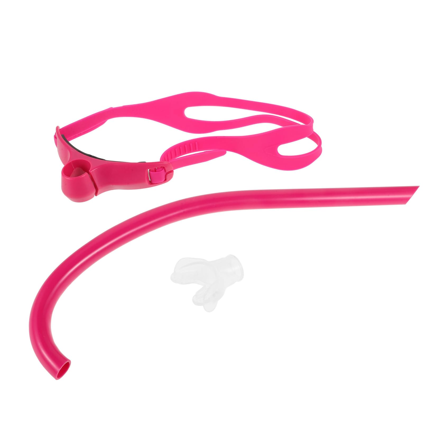 KICHOUSE Beginner Lap Swimming Snorkel Reduced Water Resistance Front-Mounted Snorkel Tube for Comfortable Airflow and Enhanced Performance