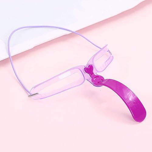 Miniatura 6 de Juego de plantillas de cejas de mano para cuidado de cejas, modelador, tarjeta de plantilla estéreo