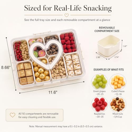 Snackle Box with Leakproof Lid