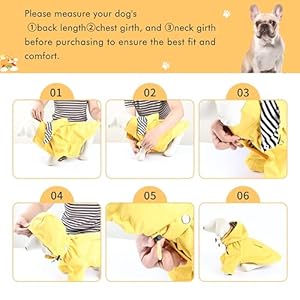 Puppy-Raincoats-with-Buttons-Adjustable-Drawstring-and-Storage-Pocket-RainproofWaterproof-Fashionable-Premium-Dog-Rain-Jacket-for-Small-Medium-Dogs-Yellow-XS - Cucciolini Doodles   Puppy-Raincoats-with-Buttons-Adjustable-Drawstring-and-Storage-Pocket-RainproofWaterproof-Fashionable-Premium-Dog-Rain-Jacket-for-Small-Medium-Dogs-Yellow-XS