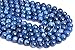 Jaipur Gems Mart AAA Naturelles 1 Strand Bleu Cyanite Pierres précieuses Perles pour la Prise de Bijoux | 8 mm Kyanite Perles Rondes | Kyanite Rondes ordinaires de Perles | 15"