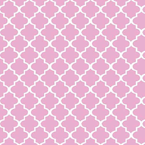 Stitch & Sparkle Cotton 44' Twist Carnation Color Sewing Fabric by The Yard,G170004