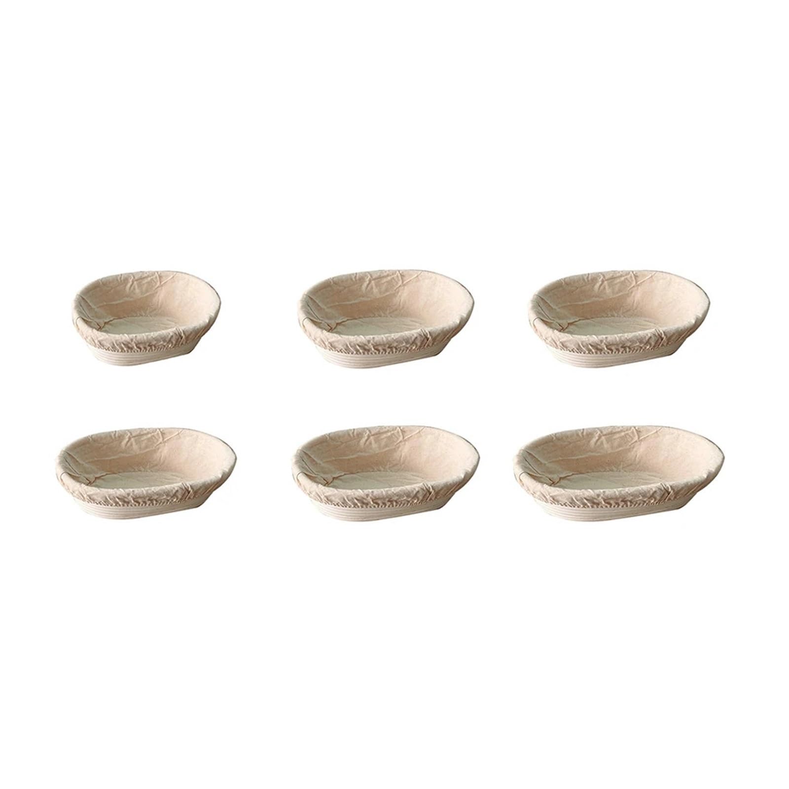 Cesta Para Fermentar Pan Cestas de fermentación ovaladas, cestas portátiles for prueba de pan y masa, herramientas de cocina tejidas(Small)