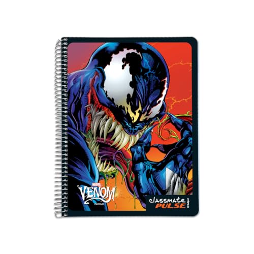 Classmate Pulse 6 Subject Spiral Notebook – Pack Of 1 | Unruled | 300 Pages | 29.7cm X 21cm | Venom Designs | Soft Cover | Notebooks For Rs. 92 @ 50 %