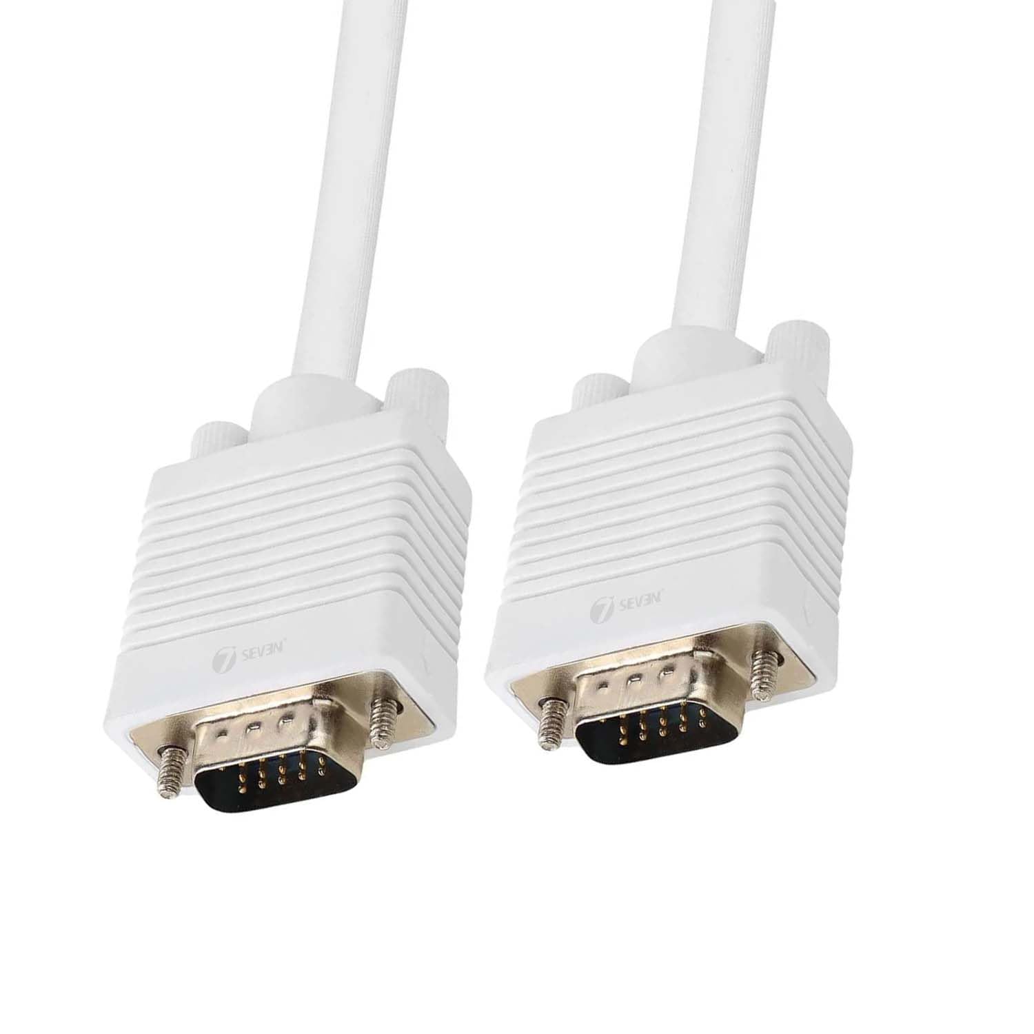7SEVEN® VGA Cable 5 Meter | VGA Cable for PC to Monitor, Projector, CPU, TV | VGA Monitor Adapter Cord | Original VGA Connector & Converter | VGA Extender for CRT LCD LED | Office Home School College (B08LMX8TSJ) Amazon Price History, Amazon Price Tracker