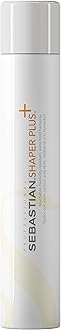 Sebastian Professional Shaper Plus Hairspray | Touchable, Humidity Resistant, Original Extra Hold | 24 Hour Flexible Styling Control | For All Hair Types