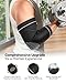 Rakiie Elbow Compression Sleeve 2 Pack, High Elastic Elbow Brace for Tendonitis and Tennis Elbow for Women & Men, Elbow Sleeve for Tennis, Golfer, Badminton, Weightlifting, Grey M