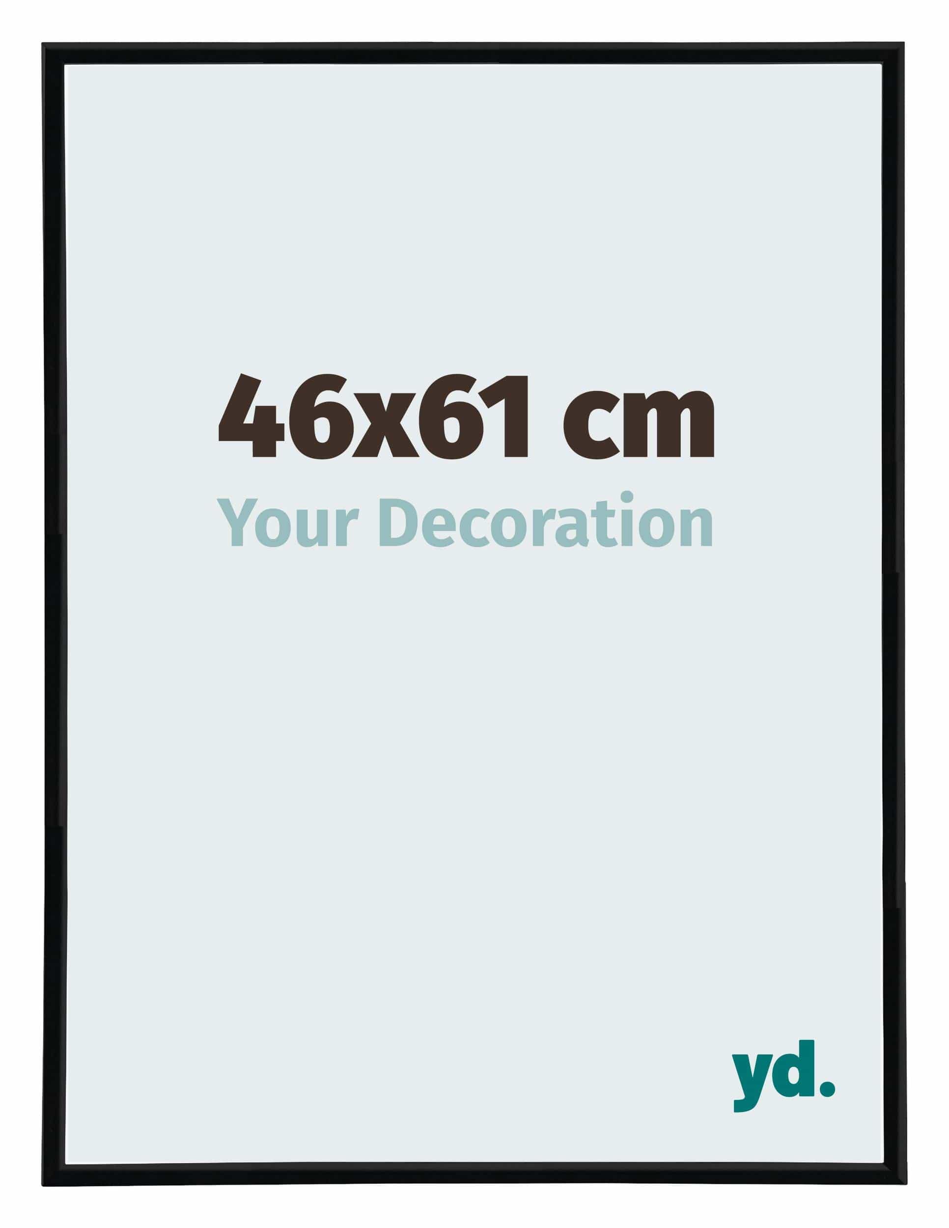 Your Decoration - Picture Frame 46x61 cm - Black High Gloss - Decorative Wall Frame in Plastic with Antireflection - Frame 46x61 - Annecy