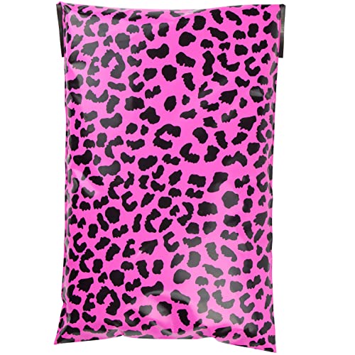 Image of Inspired Mailers - Poly Mailers 6x9-100 Pack - Hot Pink Cheetah Print - Small Shipping Bags - 6x9 Polymailers - 6x9 Poly Mailer Bags - Shipping Mailers - 6x9 Mailers