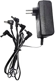 Fonte Pedal Pedaleira 9V 1000Ma Bivolt Para 5 Pedais