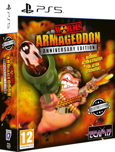 Worms Armageddon PS5 l'édition collector anniversaire du jeu de stratégie