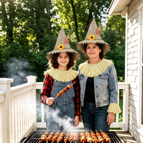 SWIMMORY Scarecrow Costume Women Men Adult，Accessories Set for Halloween - image 7