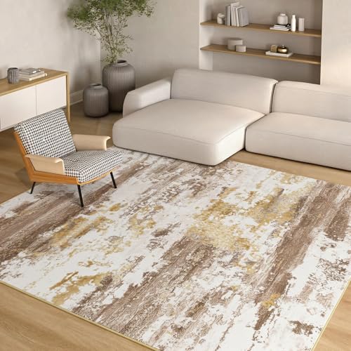 Kelarea Washable Area Rug for Living Room, 5x7 Non Slip