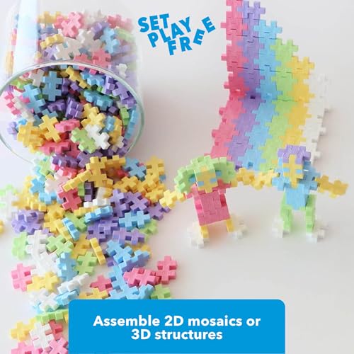 Plus-Plus - Boîte de 600 Pièces Jeux de Construction Pastel, PP3312 – vue 8