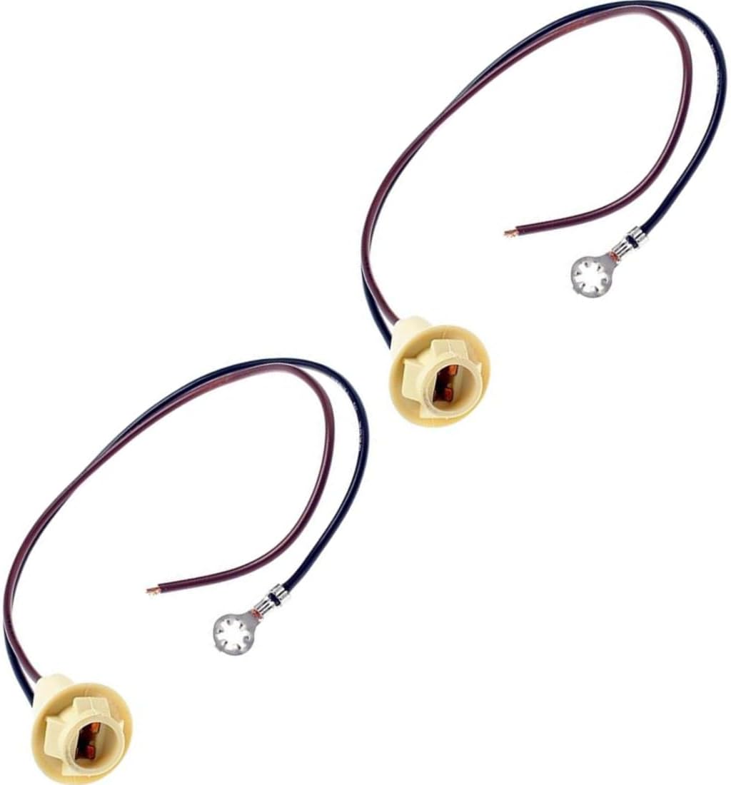 Turn Signal Light Socket,light socket fits Chevrolet Silverado 1500,C1500,Malibu,Camaro 1982 1983 1984 1985-1999 fits Buick Regal 1991-1996 Replacement 4489395, D0DZ-15A434B 2 Pcs