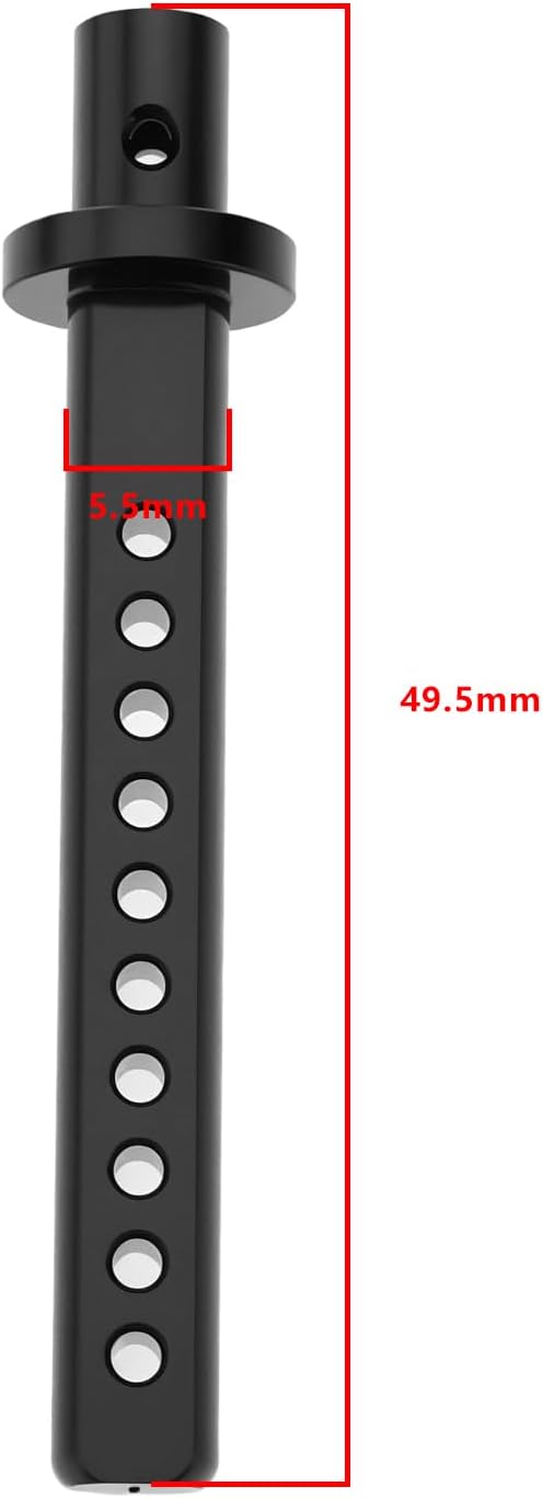 4Pcs RC Car Body Posts Mount Holder Column 1/10 RC Crawler Cars Parts Compatible with Axial SCX10 90046 RC4WD D9 Black