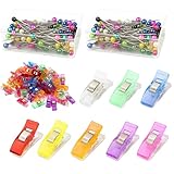 240 Stecknadeln Mit Kopf, Stecknadeln Nähen, Nähzubehör Für Nähmaschine, Stoffklammern Zum Nähen, 200 Perlmutt-Stecknadeln Und 40 Fixiernadeln, 39 Mm Länge