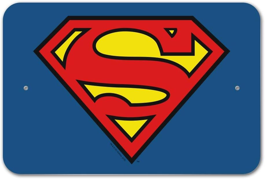 GRAPHICS & MORE Superman Classic S Shield Logo Home Business Office Sign