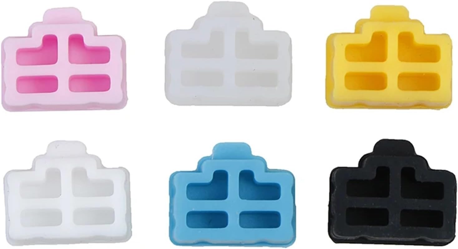 50 PCS Ethernet Hub Port RJ45 Anti Dust Cover Cap Protector Plug(Yellow)