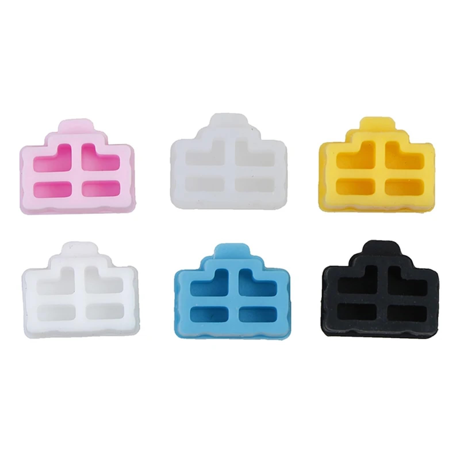 RJ45 Anti-Staub-Abdeckkappen, Ethernet-Hub-Port, RJ45, Anti-Staub-Abdeckkappe, Schutzstecker für Hubs, Switches, Gelb, 50 Stück
