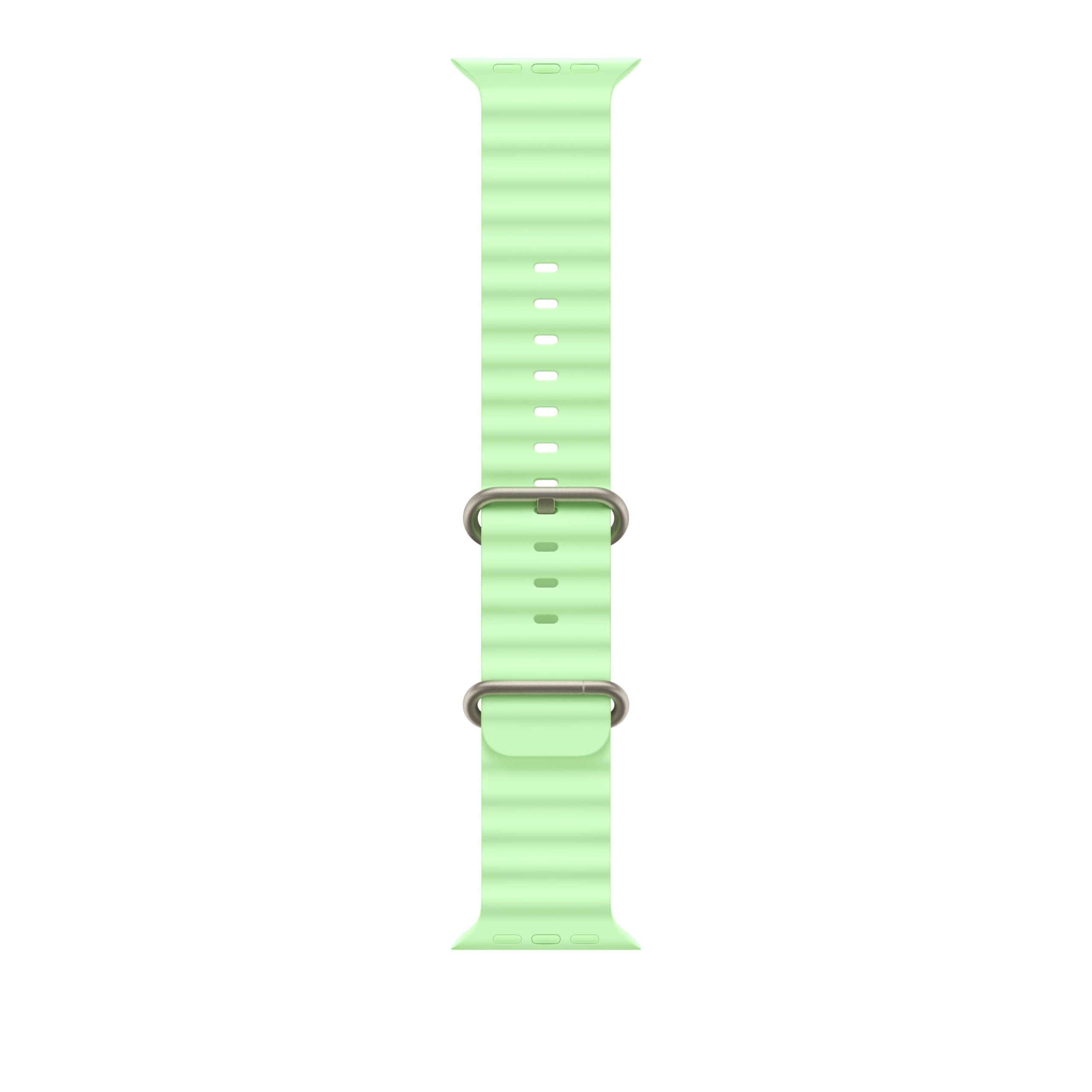 Apple Watch Band - Ocean Band - 49mm - Neon Green - One Size