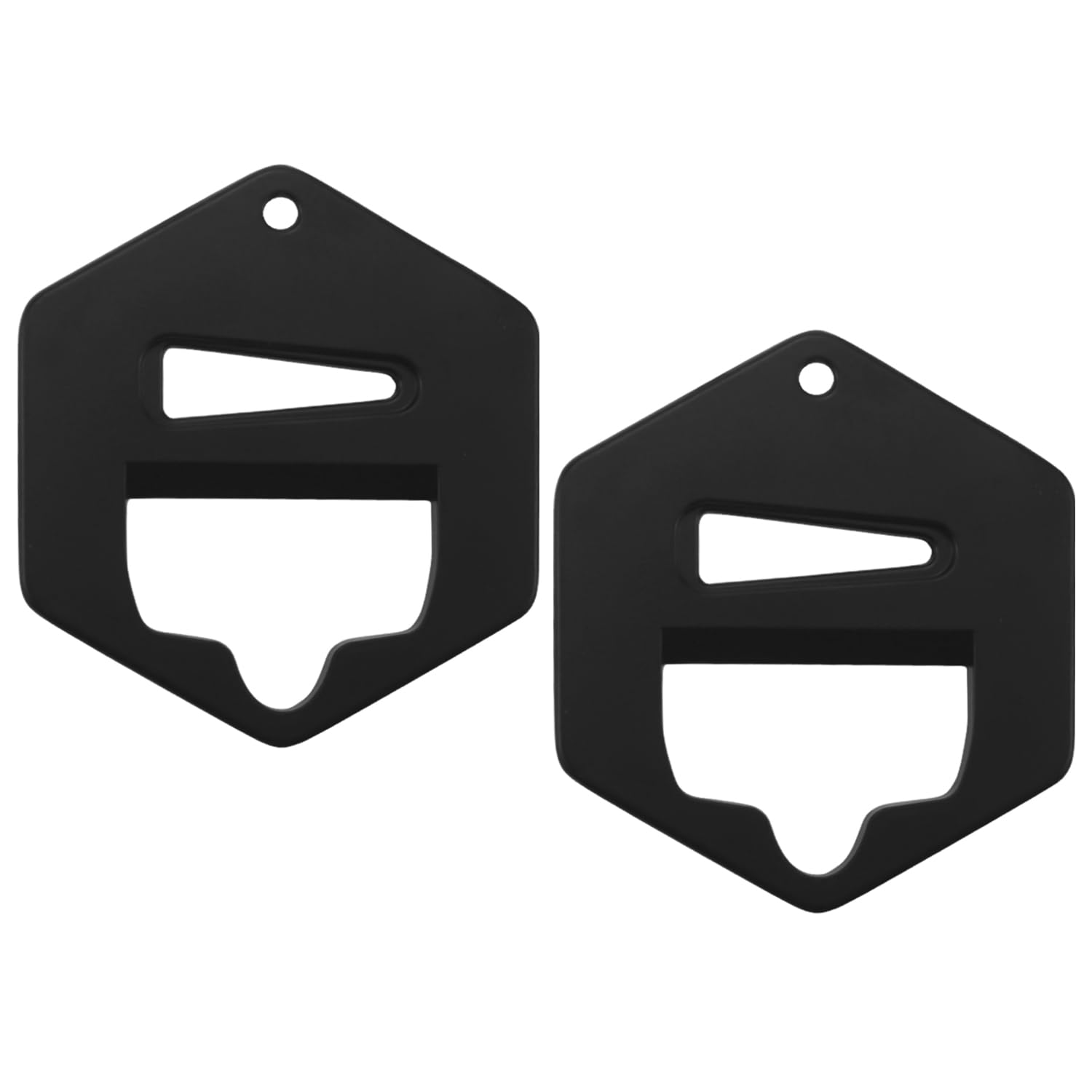 Gdfhbd Black 2-Piece Bottle Opener, Labor-Saving, Non-Slip And Easy To Open The Bottle, Compact And Portable, Easy To Take And Use, Smooth Surface And Easy To Clean.