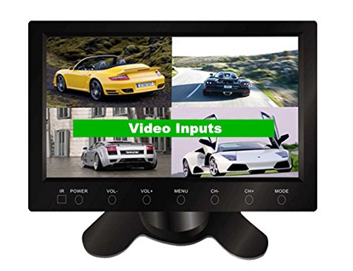 Répartiteurs 4 voies entrées vidéo sur écran 17,8 cm tactiles de voiture Gowe