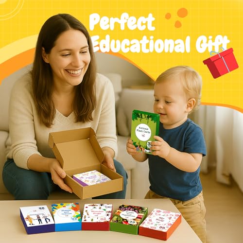 Image of Set of 7 Concepts Flash Cards | Learn with Fun | Montessori Education Toys | Age Group: 1-8 Years | Water Resistant & Non-Tearable Cards