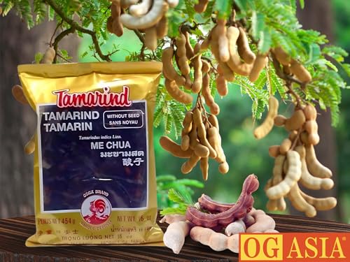 COCK Tamarinde ohne Kerne – Entkernte Tamarindenpaste zum Kochen & Verfeinern – Authentisch Thailändisch – OG ASIA – 454g Packung