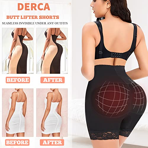 Image of DERCA Butt Enhancer Hip Pads Lace Padded Boyshorts