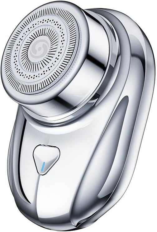 Miniatura 2 de NiTa Mini afeitadora eléctrica, IPX7 impermeable, afeitado húmedo y seco, afeitadora de viaje, carga rápida y duración de la batería de 60 días