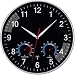 NESIFEE Wanduhr Funk Uhr Mit Temperaturanzeige und Luftfeuchtigkeit...