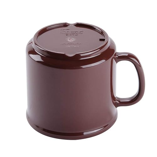 Miniatura 5 de G.E.T. S-12-BR - Taza de café irrompible, 12 onzas, color marrón (juego de 12)