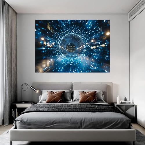 Impression sur toile 60x80cm art abstrait moderne WODJEM - 3