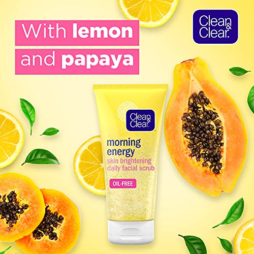 Clean & Clear Morning Energy Skin Brightening Daily Facial Scrub 150 Ml #TOP20