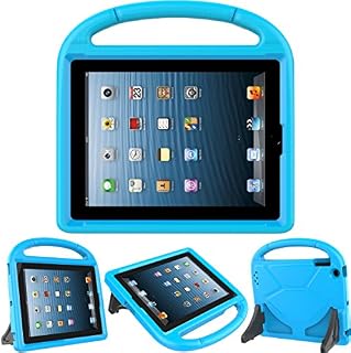 Kids Case for iPad 2 3 4 - TIRIN Shock Proof Convertible Handle