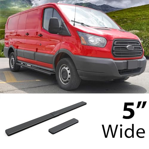Estribos de acero inoxidable 5 pulg para Ford Transit miniatura 2