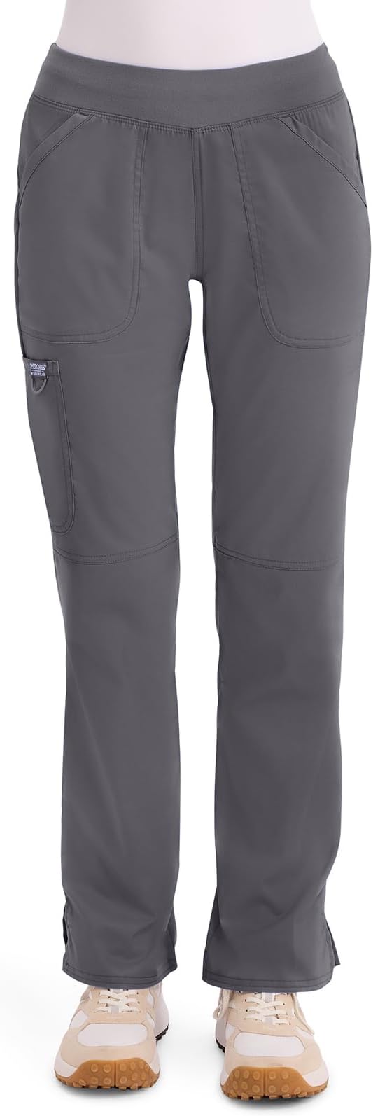 Women Scrub Pant with Straight Leg Pull-on Pant Medical Bottom with 4 Pocket & 2-Way Stretch Fabric - WW110
