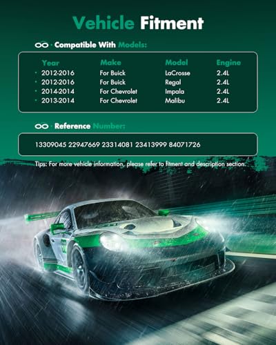 Image of SCITOO AC Compressor for Buick for LaCrosse 2.4L 2012-2016 | Fast Cooling, Ultra Low Noise (≤72 dB)Air Conditioner Compressor with Clutch, Easy Installation, 13309045 22947669 23314081