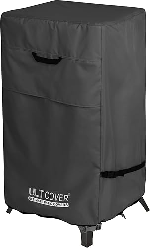 ULTCOVER Cubierta vertical impermeable para ahumador eléctrico de 40 pulgadas para la mayoría de los ahumadores cuadrados de gas propano de hasta 25