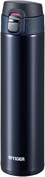 WEB限定TIGER Dream Gravity MMJ-A060-KA Water Bottle, 20.3 fl oz 600 ml, Direct Drinking, Stainless Steel, Mini Bottle, Sahara Mug, Lightweight, Blue Black