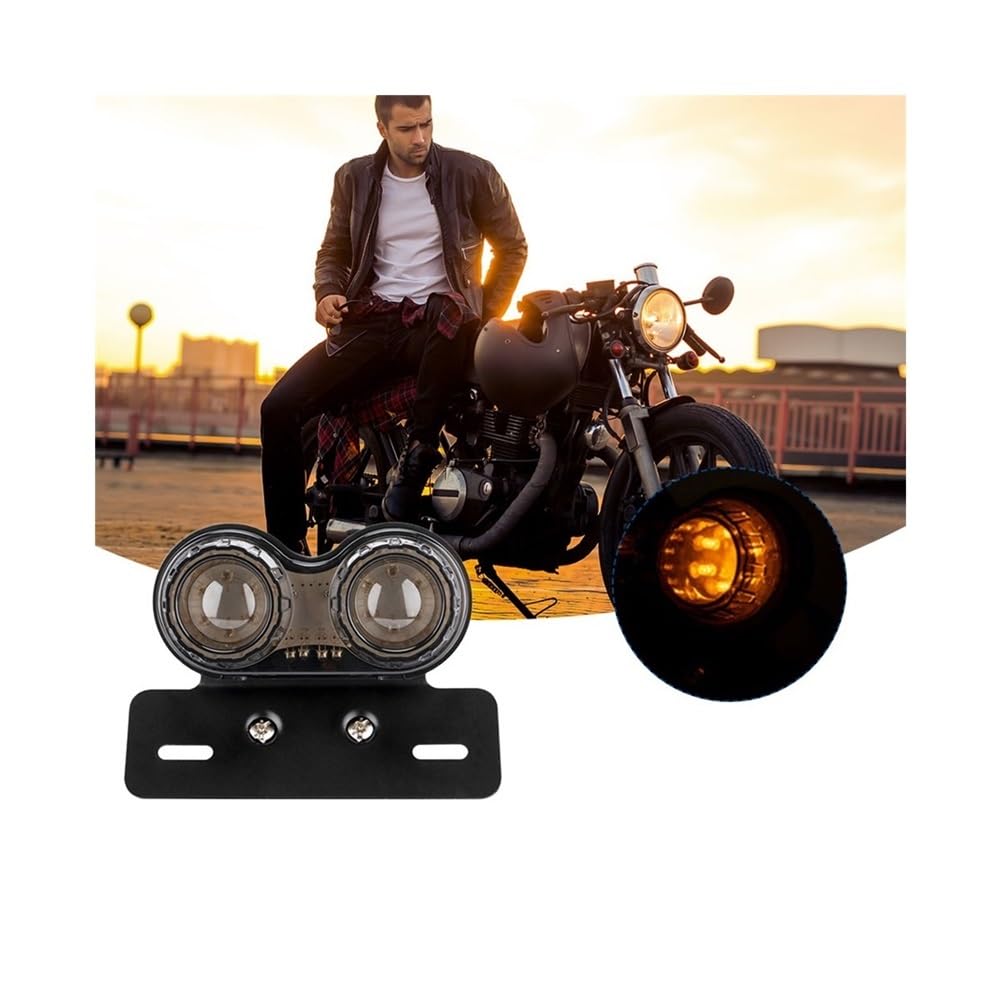 Luce Freno Moto Lampada Di Coda A LED Universale Per Moto Lampada Di Segnalazione A LED Super Luminosa Per Indicatori Direzione Per Motociclette Per Accessori Moto
